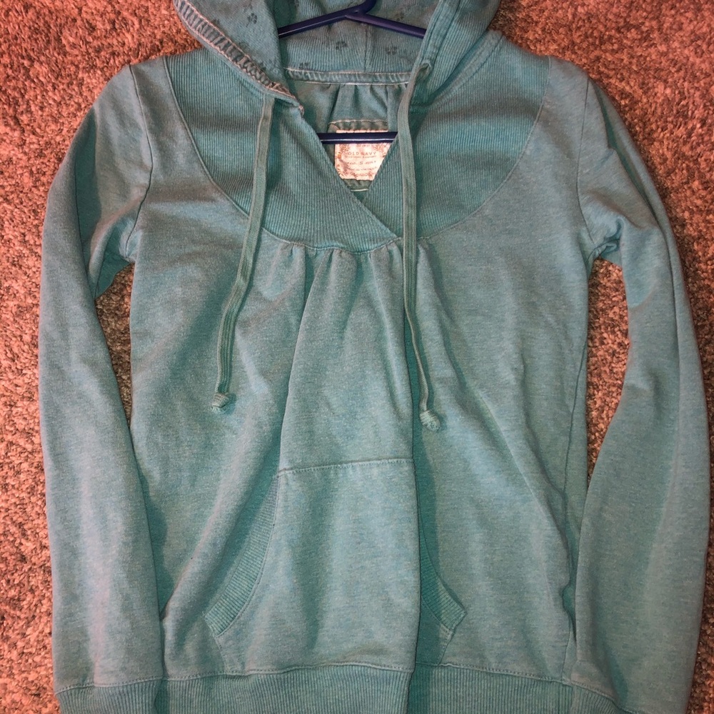 Old Navy aqua sweatshirt